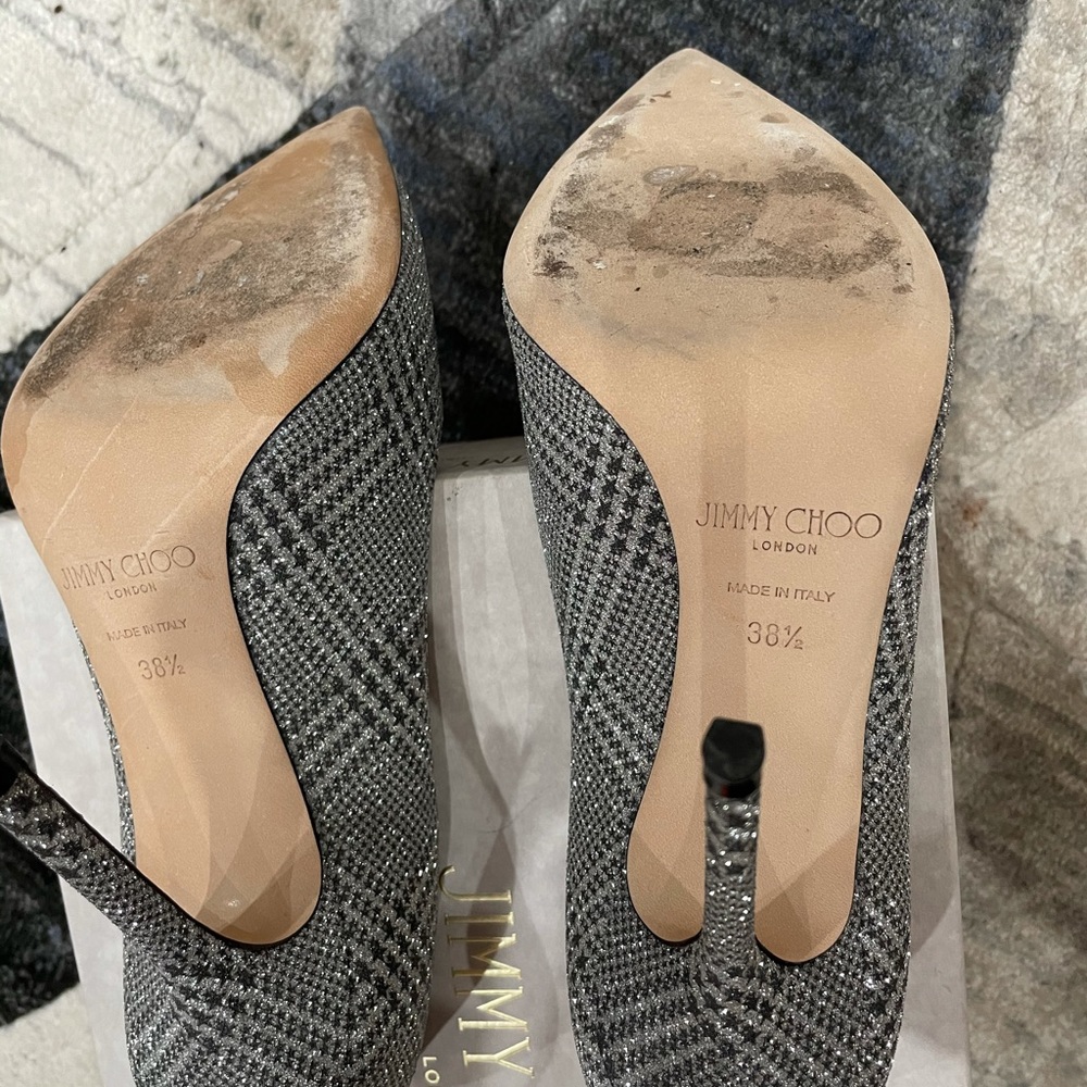 JIMMY CHOO Silver Pumps - Picture 2 of 6